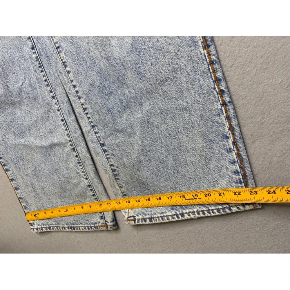 True Religion Jeans Mens 33 Blue Vinny Ultra Baggy Distressed Acid Wash Y2K